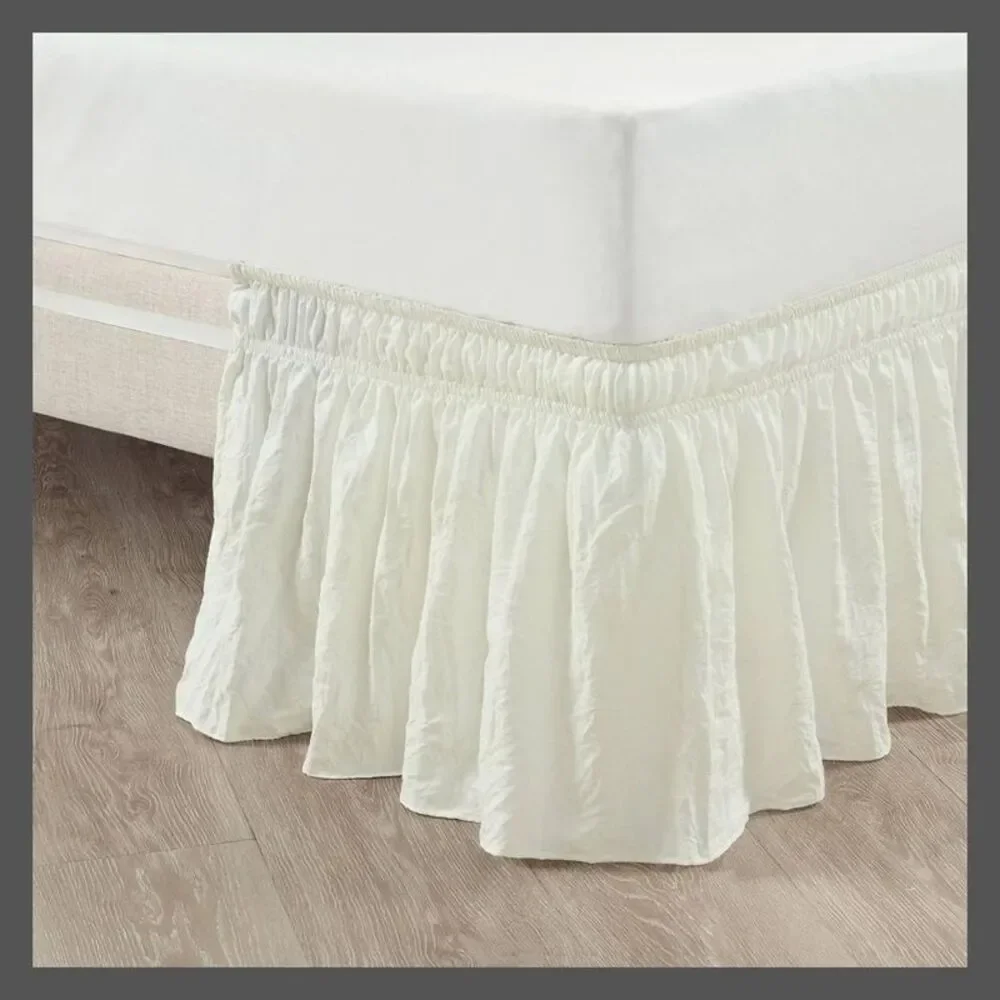 Classic Ruffled Bed Skirt - Ivory